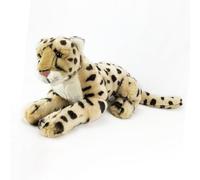 RLOMUTE Peluche Leopardo - Regali per lo zoo Giocattolo Leopardo morbido e carino adatto per San Christmas regali camera da letto decorazione per la casa regalo per bambini marrone 14 pollici