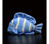RLOMUTE Peluche Pesci tropicali Giocattolo morbido e carino adatto per San Christmas regali feste compagni camera da letto decorazione per la casa regalo per bambini 7.8pollici Pesce chirurgo blu