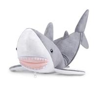 RLOMUTE Peluche Squalo appesantito Microondabile Carino Super Morbido Cuscino animale Bambola abbraccio Caldo Freddo Regalo per tutte le età - Bambini adolescenti e adulti 75cm 4,4 libbre