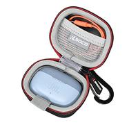 RLSOCO Custodia per JBL Wave Beam/Tune Beam 2/Wave Beam 2/Wave 200 TWS/Vibe Beam/Tune 230NC TWS/Vibe Beam 2 Auricolari Wireless In-Ear | Viaggi Cover con Moschettone e protezione antigraffio