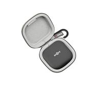RLSOCO Custodia per SHOKZ NEW OpenFit 2+/OpenFit Air/Open Fit 2 Cuffie Open-Ear | Viaggio Caso Copertina Custodia con Moschettone,Impermeabile, Resistente agli urti,Resistente alla polvere - Grigio