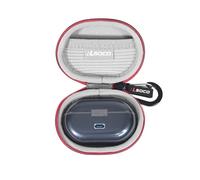 RLSOCO Custodia rigida per auricolari SoundPEATS Air6/H3/PearlClip Pro | Custodia protettiva per cuffie e cavi wireless, antipolvere, antiurto, borsa da trasporto con moschettone