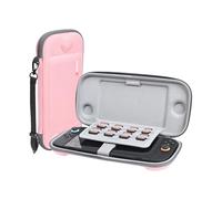 RLSOCO Custodia rigida per console di gioco Nintendo Switch 2 con 8 slot per carte di gioco, design compatto con cerniera YKK e protezione contro i graffi, colore: rosa