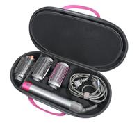RLSOCO Custodia rigida per Dyson Airwrap i.d. Multi-Styler e asciugatrice - adatta a 4 pezzi cilindri lunghi o corti - rosa (solo custodia, spazzola per capelli non inclusa)