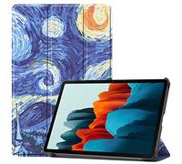 RLTech Cover Custodia per Samsung Galaxy Tab S7, Ultra Sottile Smart Case con Funzione di SupportoCustodia Rigida per Samsung Galaxy Tab S7 11" T870/875 2020, Cielo