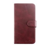 RLTech Cover per CUBOT J7, Folio Caso in pelle PU Portafoglio con Slot Holder, Chiusura Magnetica, Kickstand Custodia Flip Case per CUBOT J7 2019, Marrone