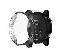 RLTech Cover per per Garmin Forerunner 945, HD Pellicola Protettiva + Ultra Slim PC Case di Gel AntiGraffio Protettiva Custodia per Garmin Forerunner 945 (Nero)