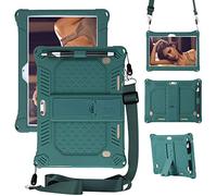 RLTech Custodia Cover per LNMBBS X30, Ultra Leggero Protettiva Cover in Silicone con Supporto per Bambini per LNMBBS X30/UNNU 10 Pollice/UCSUOKU 10 Pollice/MDY 10 Pollice, Verde Scuro