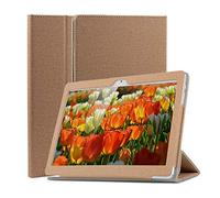 RLTech Custodia per ALLDOCUBE M5XS, Ultra Sottile Smart Case con Funzione di Supporto Custodia Rigida per ALLDOCUBE M5XS 10.1'', Oro