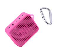 RLTech Custodia per JBL GO2, Custodia protettiva in silicone Case Cover per JBL GO2 con Cinturino per Anello, Rosso