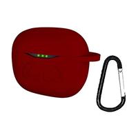 RLTech Custodia per JBL Tune T120TWS, Cute Custodia Protettiva in Silicone Case Cover per JBL Tune T120TWS, con Cinturino ad Anello, Rosso