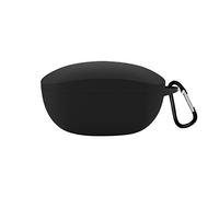 RLTech Custodia per Sony WF-SP800N, Cute Custodia Protettiva in Silicone Case Cover per Sony WF-SP800N con Cinturino ad Anello, Nero