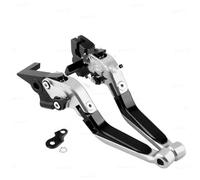 RLVYTA Freno Leve di Frizione Maniglia Adatto per Yamaha XMAX 300/250/125/400 2023-presente Set leve freno con maniglia pieghevole con fermo di blocco parcheggio pompa freno leva(17)
