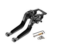 RLVYTA Freno Leve di Frizione Maniglia Leva freno di stazionamento X 125/150/200 Leva frizione Set Leve manubrio moto pieghevoli con blocco di stazionamento pompa freno leva(Titanium-Black-T)