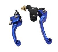 RLVYTA Freno Leve di Frizione Maniglia Maniglia della pompa freno ASV per motocicletta, maniglia della frizione CNC, modifica del clacson pompa freno leva(Blue)