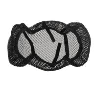RLVYTA Heat Shield 1 pz 3D nero moto bici elettrica maglia rete coprisedile traspirante protettore(2XL)