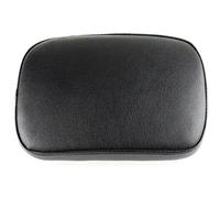 RLVYTA Heat Shield Cuscino passeggero posteriore per moto rettangolare con 8 ventose, adatto per Harley 883 1200 Choppers Dyna(Black No Pattern-1PC)