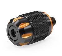 RLVYTA Leva del Cambio Pieghevole per Leva del cambio con puntale, adatta per Harley Street Glide FLHX Road King Sportster 883 1200 Breakout CVO FXSBSE Fat Boy Leva Cambio Piastra del Gradino(Orange)