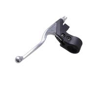 RLVYTA Leva freno per moto da 22 mm adatta per minimoto da cross a 2 tempi da 47 cc e 49 cc, scooter a benzina, piccoli quad, ATV e mini moto.(1 Pcs Left-Silver)