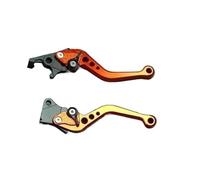 RLVYTA Leve freno universali per moto, accessori per moto, clacson modificato, leva manuale regolabile(Orange)