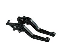 RLVYTA Leve freno universali per moto, accessori per moto, clacson modificato, leva manuale regolabile(Black)