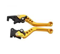 RLVYTA Leve freno universali per moto Accessori per moto Clacson modificato Leva manuale regolabile GY6(Gold)