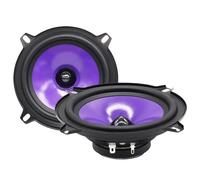 RLVYTA tweeter auto Altoparlanti per frequenze alte per a 2 altoparlanti per auto a gamma completa da 5 pollici e 80 W, con bassi medi pesanti, ultrasottili e modificati