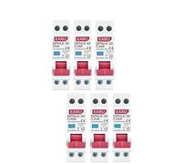 RLZQSGOT 10 Pezzi 18MM Mini 230V 50/60Hz RCBO 1P+N 6KA Interruttore Automatico differenziale di Corrente residua Protezione da sovracorrente(32A)