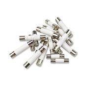 RLZQSGOT 10 Pezzi 5 * 20mm 6 * 30mm fusibili a Tubo rapido 250V 0.5A 1A 2A 3A 4A 5A 6A 6.3A 8A 10A 15A 20A 25A 30A Fusibile AMP Fusibile in Ceramica(8a,6x30mm)