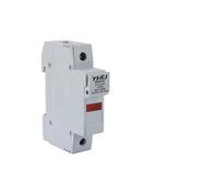 RLZQSGOT RT18-32X 1P 2P 3P 4P Portafusibile Montaggio su Guida Portafusibile Adattatore Inferiore 380V-500V 500V con Fusibile ceramico RO15 10x38mm(16A)