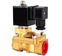 RLZQSGOT Valvole for Acqua ad Alta Pressione normalmente Chiuse 16 Bar Elettrovalvola a Membrana Pilota AC 220V DC 24V(1/2",DC 24V_EPDM 130 Celsius)