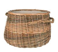 RM Design Cesto in vimini per legna da ardere, cesto per la biancheria o decorazione, diametro 50 cm