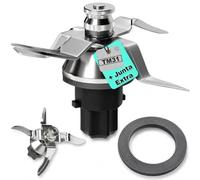RM Pro Gruppo Coltelli TM31 con 2 Guarnizioni di Tenuta Incluse - Ricambio per Vorwerk Thermomix Bimby TM31 - Lame in Acciaio Inox SUS420 - Ricambi e Accessori Bimby TM31