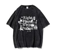 RM Right Place Wrong Person Magliette Nam-joon Kim Album T-Shirt Lavate Unisex Nam-joon Kim(Color:Black-4,Size:XL)