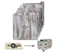 RM Wood Dividers Whitewash VINYL NUOVO