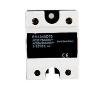 RM1A40D75 75A 2SCR AC SSR Solid State Relay Zero Switching,5V 12V 24VDC Input 42-440VAC Output, Relay Isolation Switch Control Relays