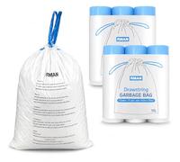 RMAN® Sacchetti Spazzatura 10-20L 40 * 50cm con Maniglie Tira e Chiudi