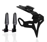 RMBIECFH Moto Targa Portatarga Parafango Eliminator Staffa con Luce per Y&AMAHA per MT-07 per FZ-07 dal 2013 in Poi (B)