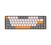 RMENGZHOUXI Tastiera da gioco 5.0 comp con Bluetooth 2.4G 68 tasti Tastiera me rels for laptop sktop for PC