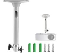 RMENOOR Supporto da soffitto per proiettore, supporto proiettore da parete, rotazione a 360° e 90° inclinabile, supporta fino a 5Kg, per mini proiettore/fotocamera digitale/videocamera/DVR / 35mm SLR