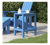 RMIHSJG Adirondack - Tavolo da giardino in HDPE, resistente agli agenti atmosferici e ai raggi UV, 38 x 38 x 46 cm, design minimalista per terrazza ed esterni, facile da pulire e durevole