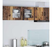 RMIHSJG Armadietto da cucina 2 pezzi legno vecchio 40 x 31 x 40 cm in legno moderno armadio da parete con ripiani per riporre lo spazio di archiviazione