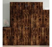 RMIHSJG Armadio alto in legno con due scomparti, 70 x 42,5 x 225 cm, spazio per asciugamani e decorazioni, salvaspazio, per bagno e soggiorno, armadietto