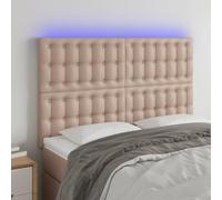 RMIHSJG Cappuccino marrone 144 x 5 x 118/128 cM Art er con illuminazione regolabile in altezza, arte anti-sporco e strisce tagliabili per modernità