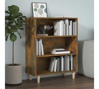 RMIHSJG Credenza per affumicatura, 69,5 x 32,5 x 90 cm, materiale in legno con 3 ripiani, design senza tempo per lo spazio e la presentazione, resistente all'umidità e stabile