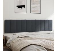 RMIHSJG Cuscino per testiera Hanko grigio scuro 200 cm velluto con imbottitura in schiuma per un eccellente supporto e comfort, morbido rivestimento in velluto, design pratico con chiusura lampo