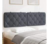 RMIHSJG Cuscino testiera grigio scuro 160 cm velluto con imbottitura in schiuma e chiusura lampo per un facile montaggio, design a rombi, fissaggio a parete con cinghie, strisce LED