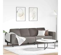 RMIHSJG Divano moderno con cuscino grigio chiaro 250 x 77 x 76 cm in tessuto di velluto resistente con seduta traspirante e cuscino in piuma per un comfort duraturo nella zona giorno