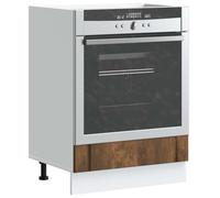 RMIHSJG Lucca - Armadietto per stufa, in legno con ampio spazio per forno e microonde, piedini regolabili e design salvaspazio, facile da pulire, per