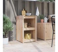 RMIHSJG Mobile da cucina 55 x 55 x 92 cm in legno massello di pino con tre ripiani per lo spazio di archiviazione, design minimalista per interni, costruzione robusta e facile manutenzione,